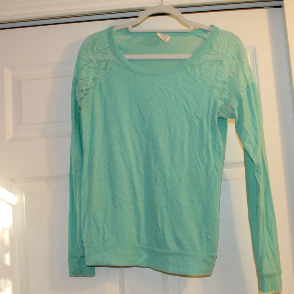 Victoria's Secret Pink Mint lace top